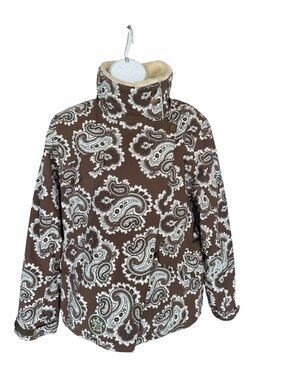 BURTON Brown Paisley Snow Ski Jacket